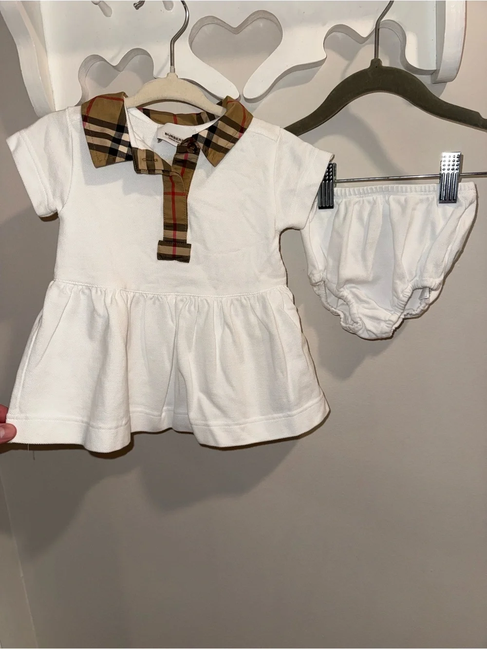Burberry Baby Dress Set